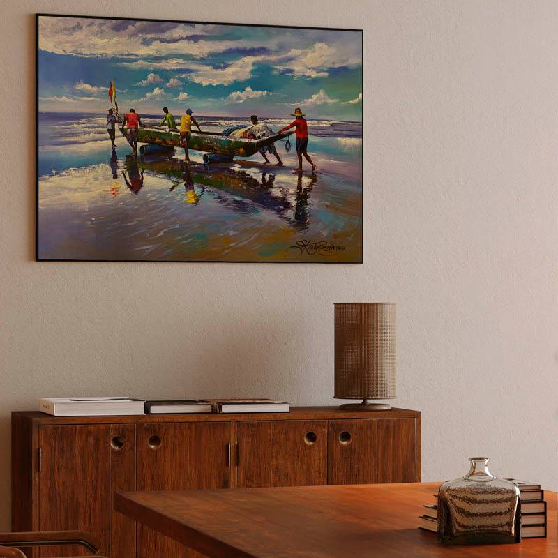 Product fishermen and boat preview