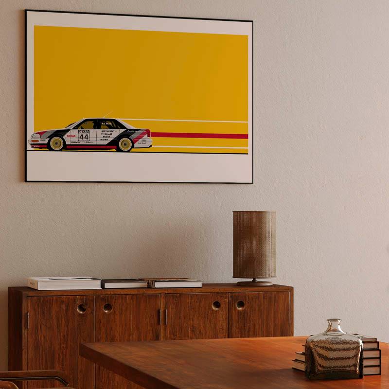 Hans-Joachim Stuck Audi V8 Quattro DTM preview