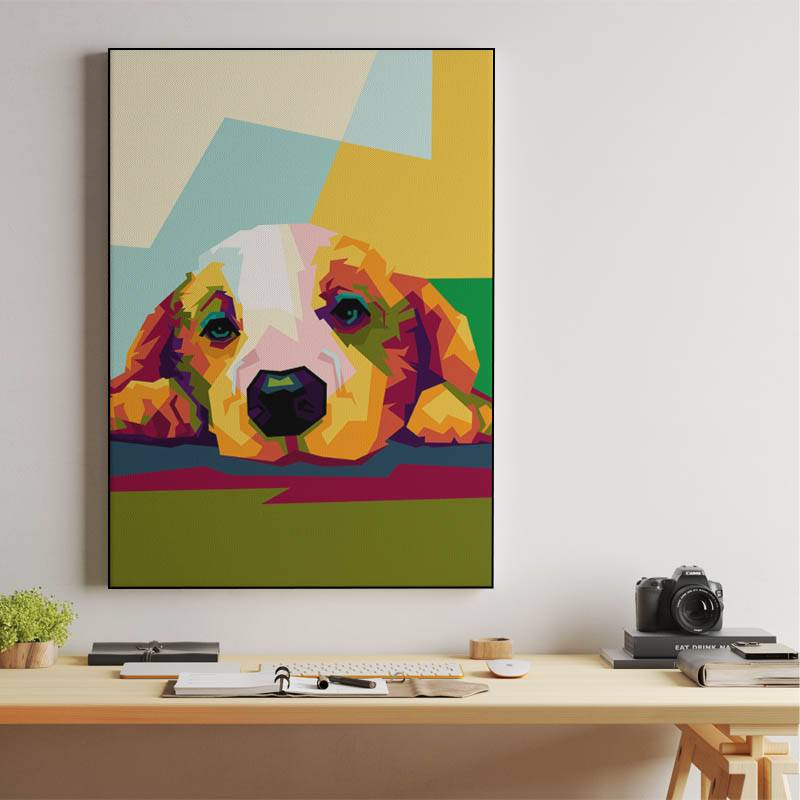 Anime Pet Dog in cute pop art preview