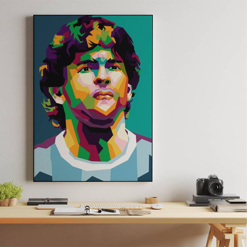 Legend football world DIEGO MARADONA POP ART preview