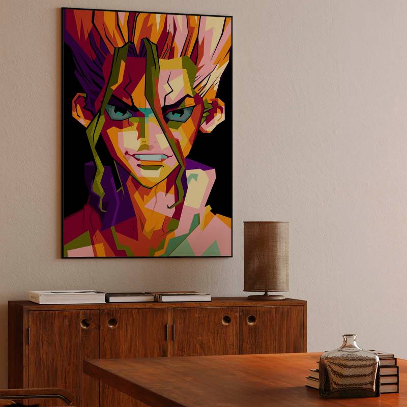 Anime Dr.Stone in wpap pop art preview