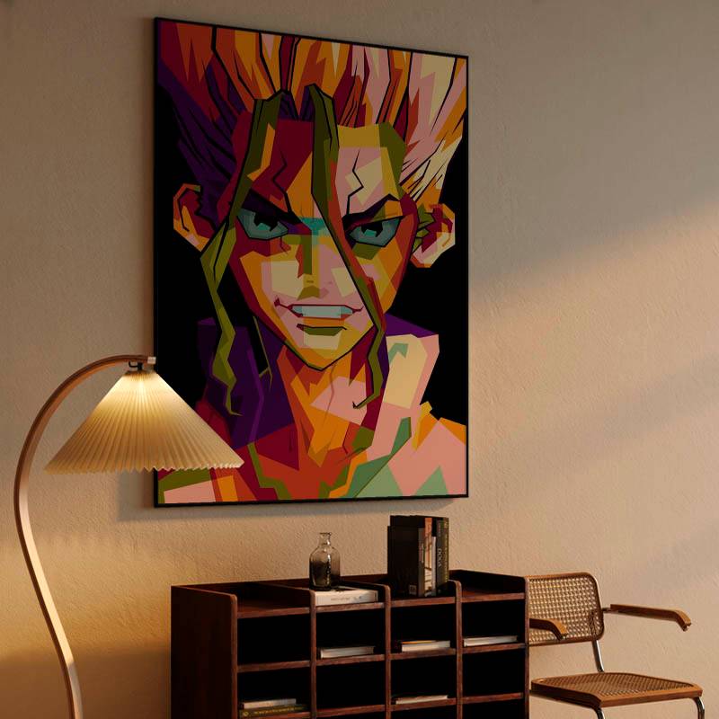 Anime Dr.Stone in wpap pop art preview