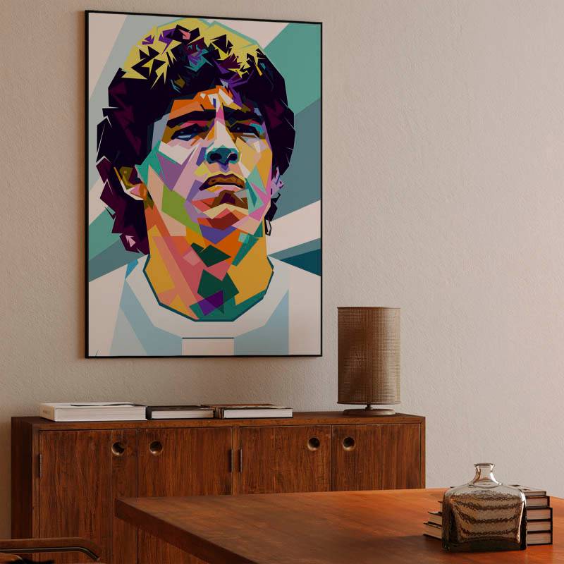 Diego Maradona pop art preview
