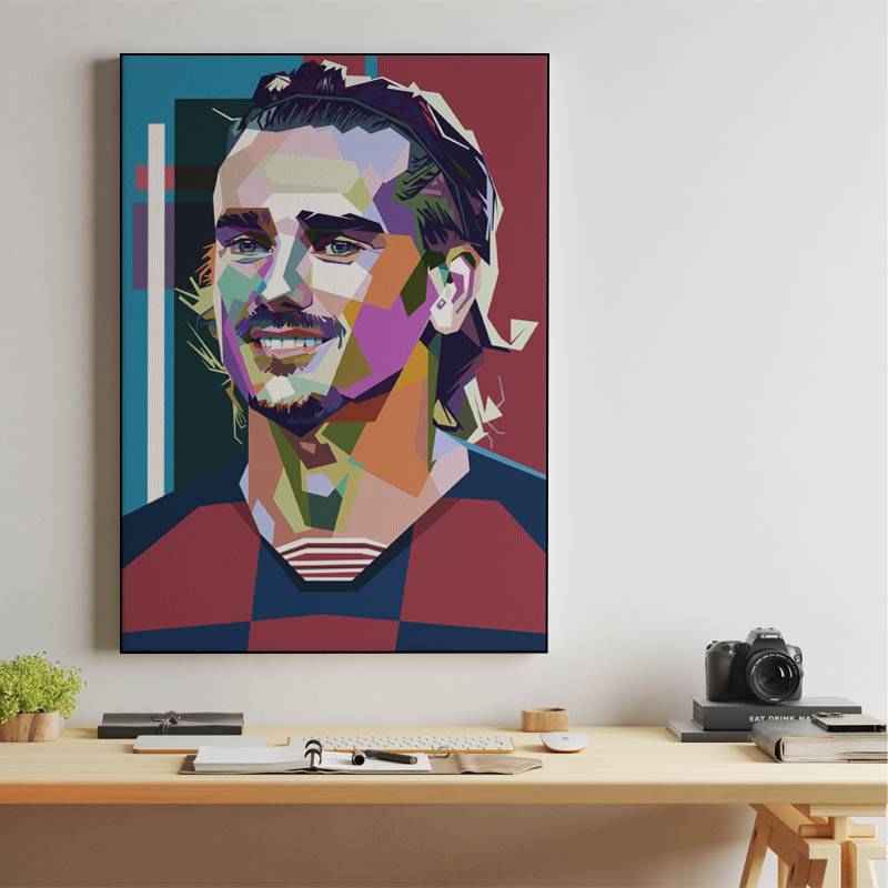 Antoine Griezmann in wpap pop art preview