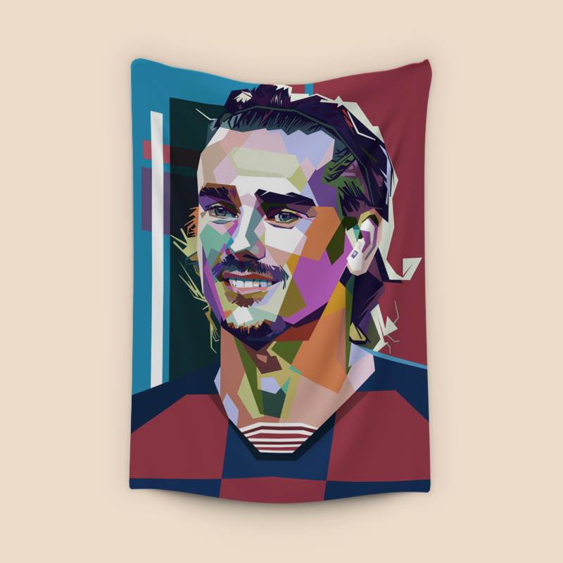 Antoine Griezmann in wpap pop art preview