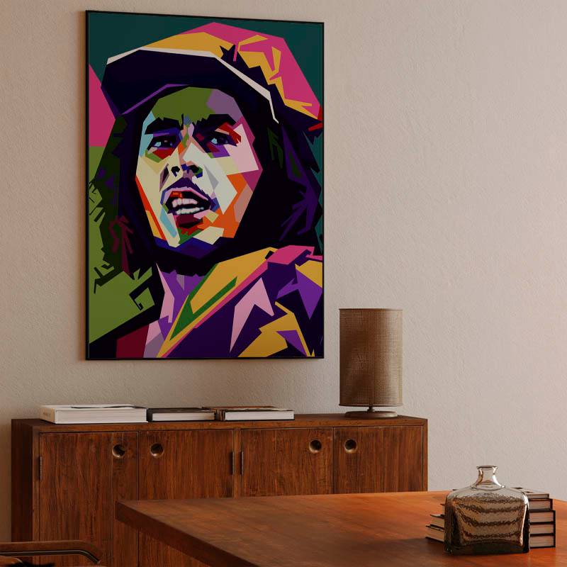 Bob Marley wpap pop art preview