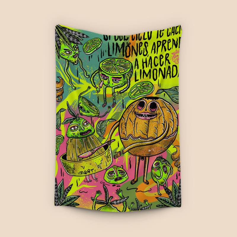 print si del cielo te caen limones preview