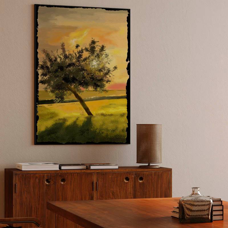 Sunset in tree preview