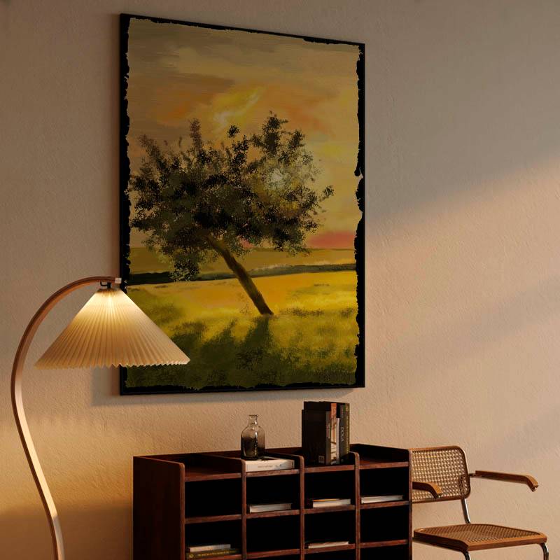 Sunset in tree preview