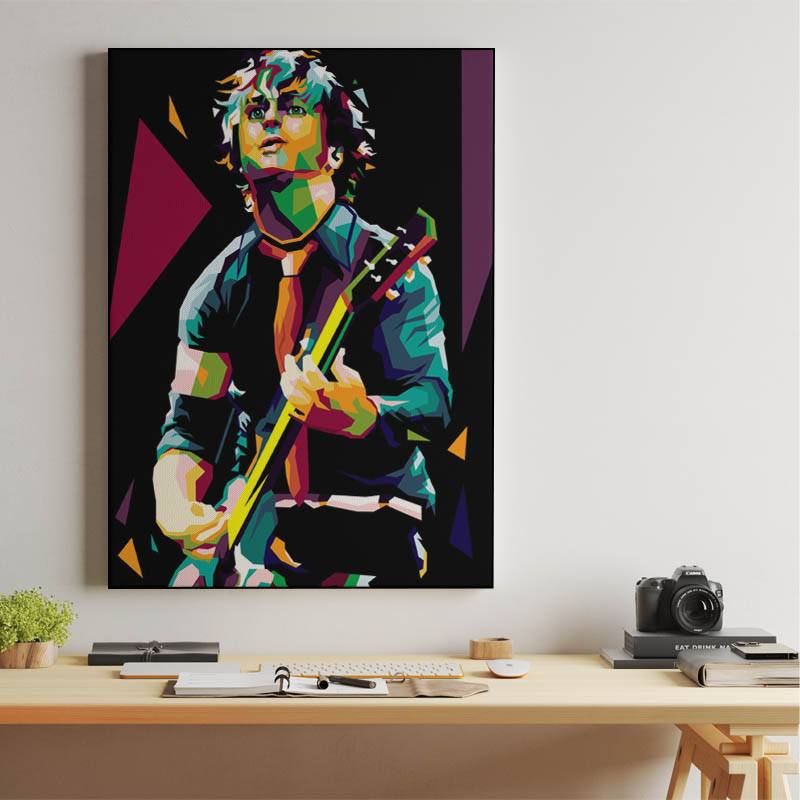 Billie Joe Armstrong in wpap pop art preview