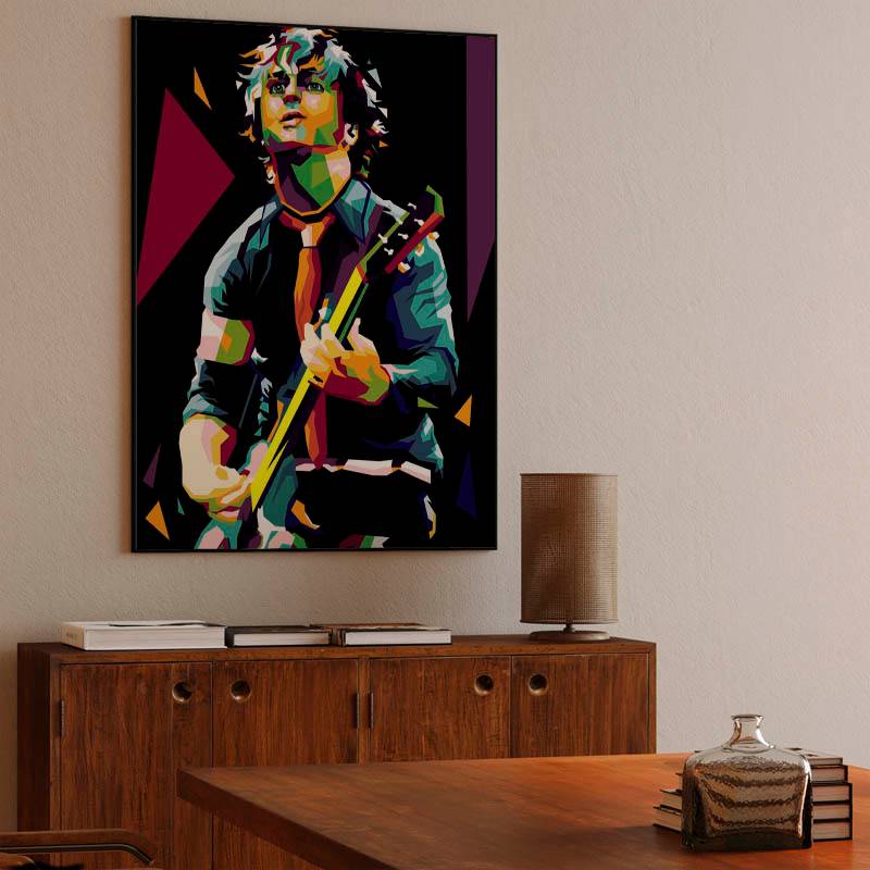Billie Joe Armstrong in wpap pop art preview
