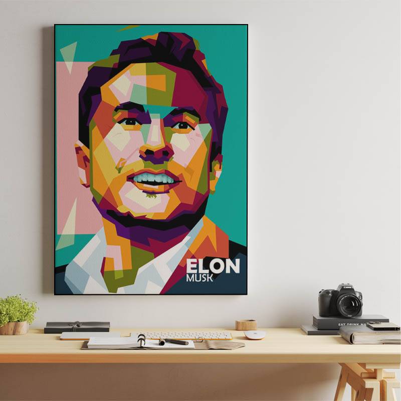 Elon Musk in trending pop art preview