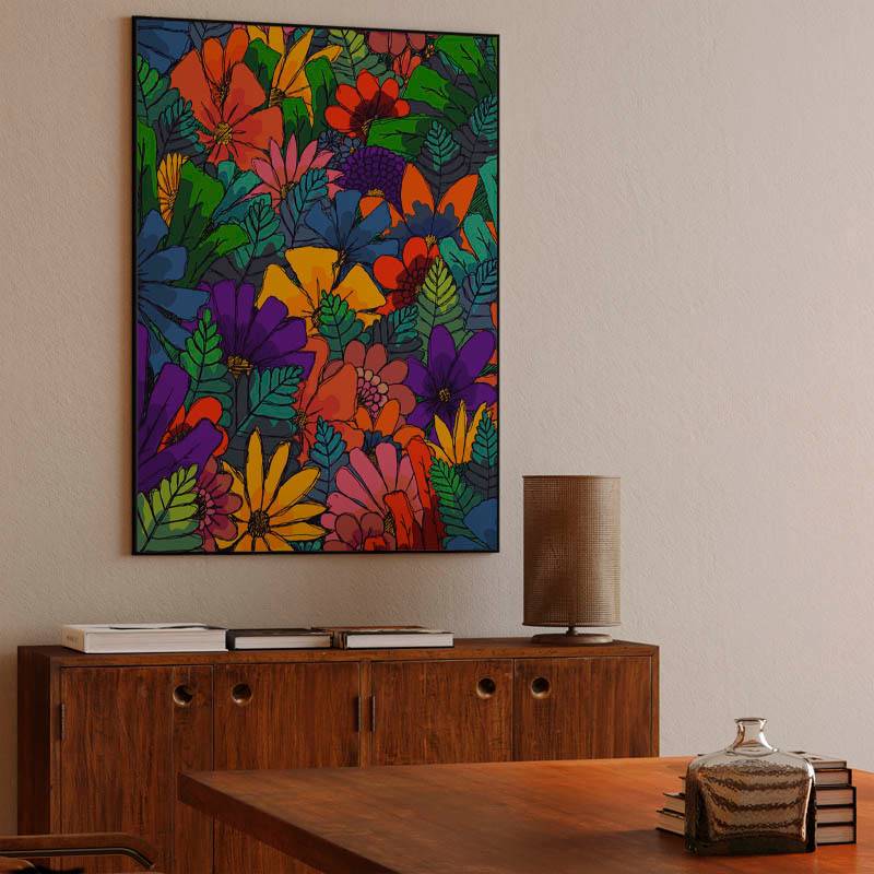 Garden of spring flowers preview