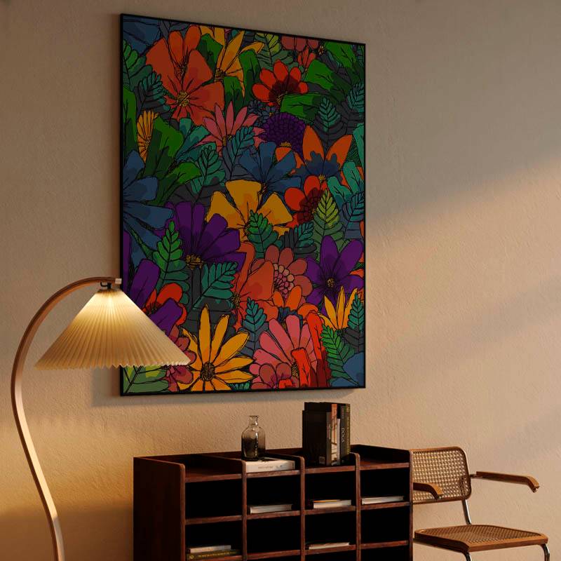 Garden of spring flowers preview