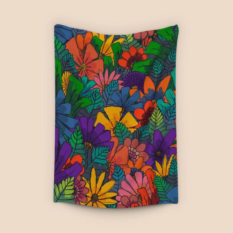 Garden of spring flowers preview