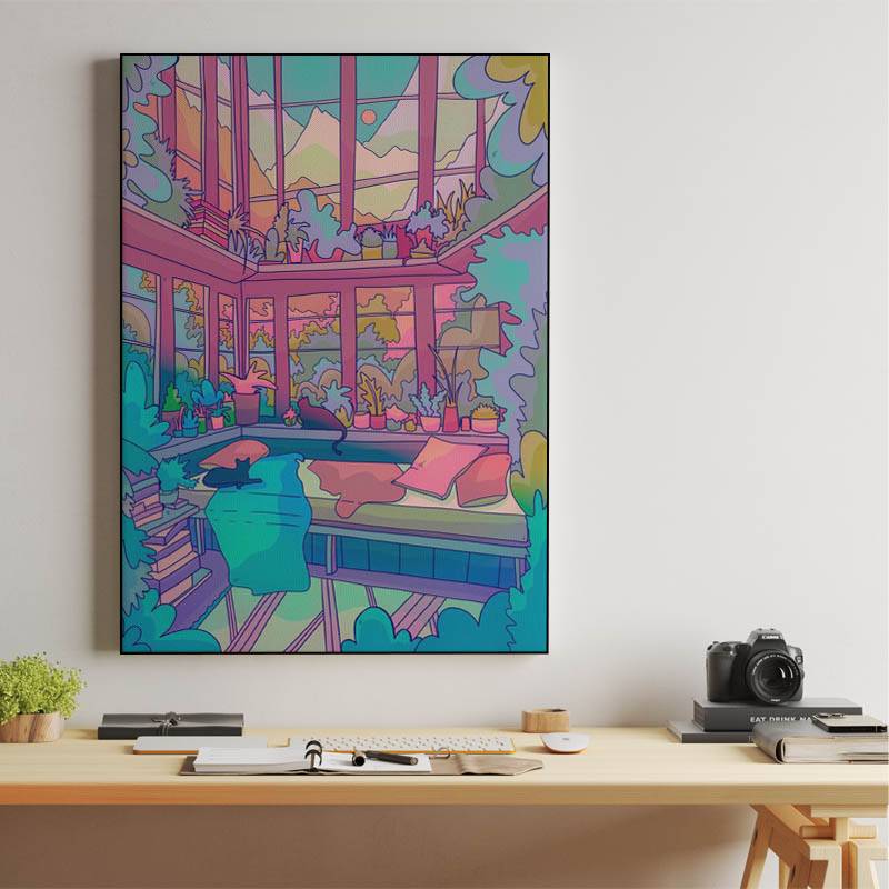 Room of cats and nature preview