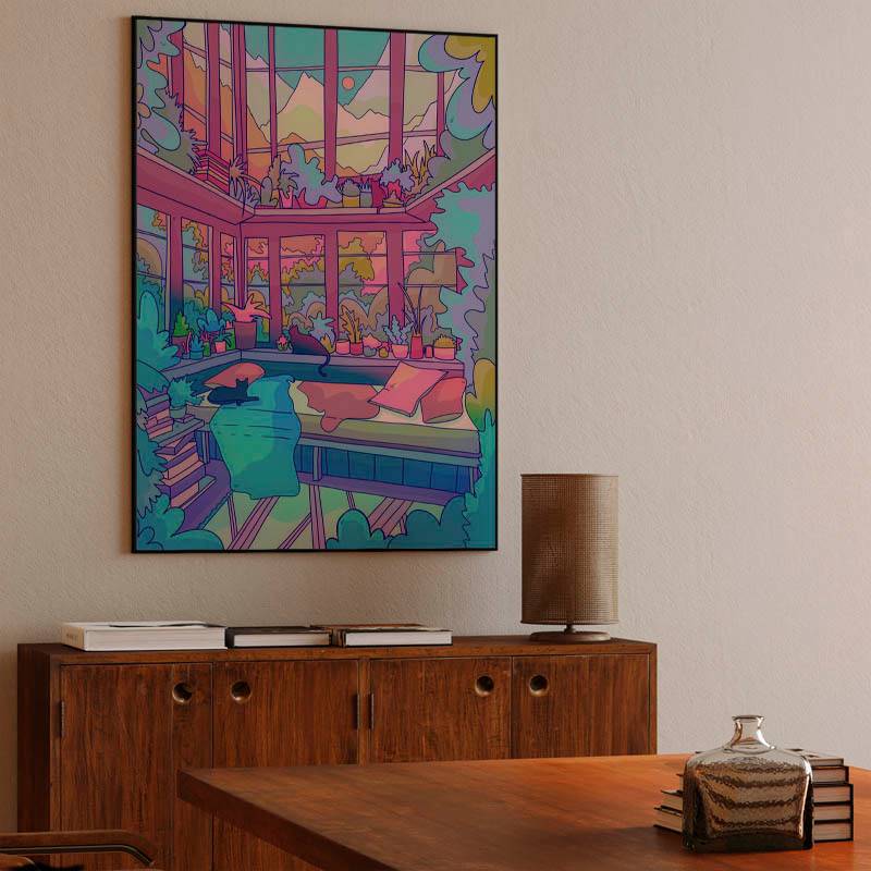 Room of cats and nature preview