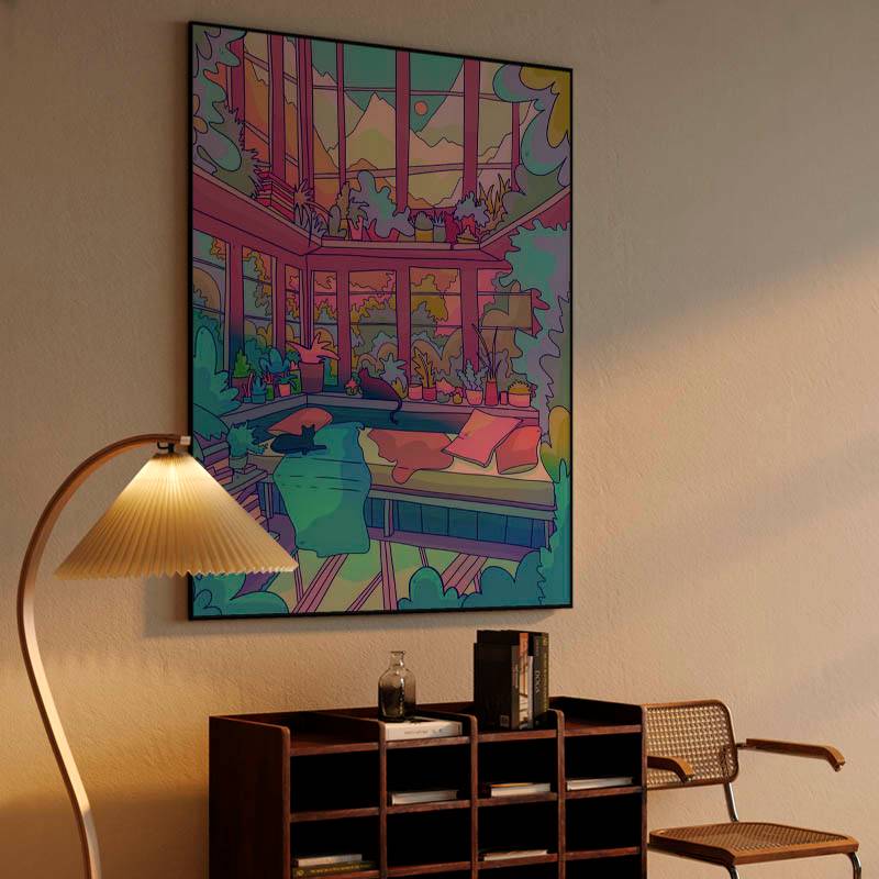 Room of cats and nature preview