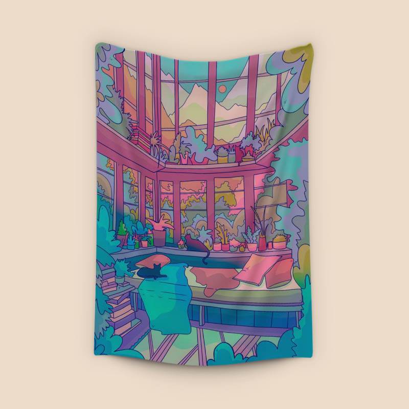 Room of cats and nature preview