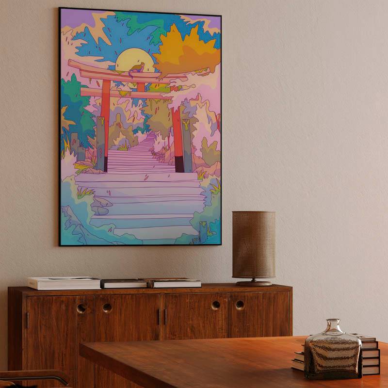 The colorful Torii gate preview