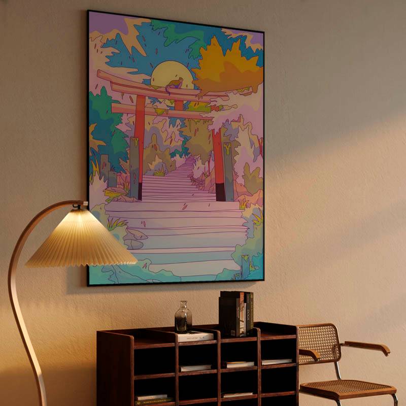 The colorful Torii gate preview