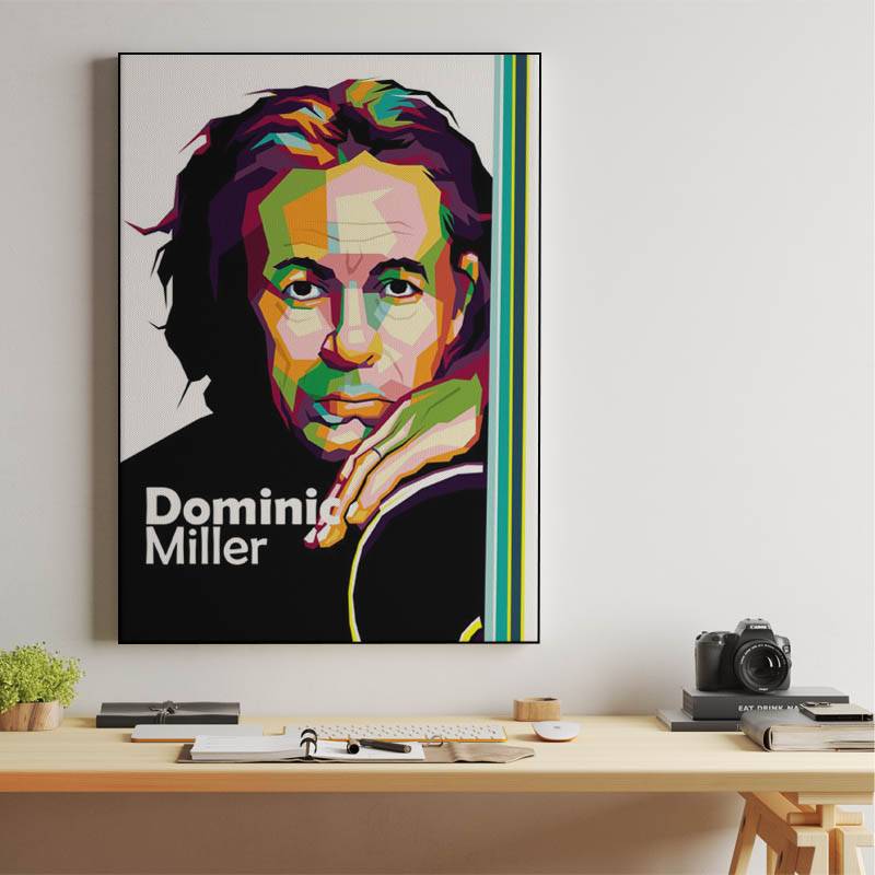 Legend musician Dominic Miller in paintings preview