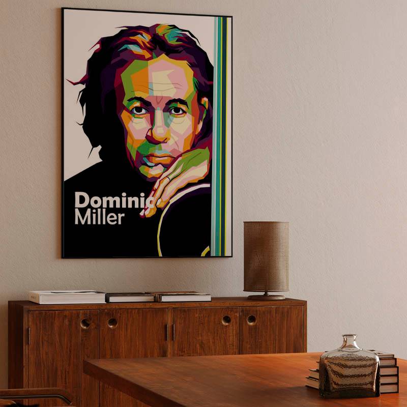Legend musician Dominic Miller in paintings preview