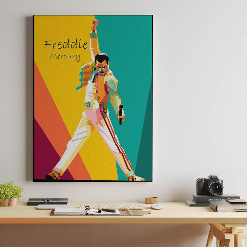Freddie Mercury wpap illustration preview