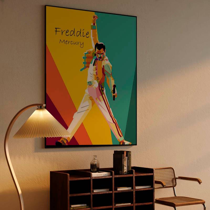 Freddie Mercury wpap illustration preview