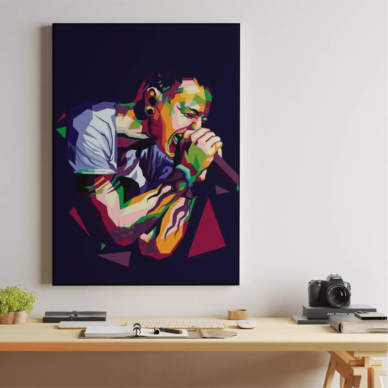 Chester Bennington in illustration preview