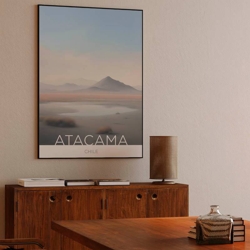The Atacama Desert - Chile - Pastel Technique preview
