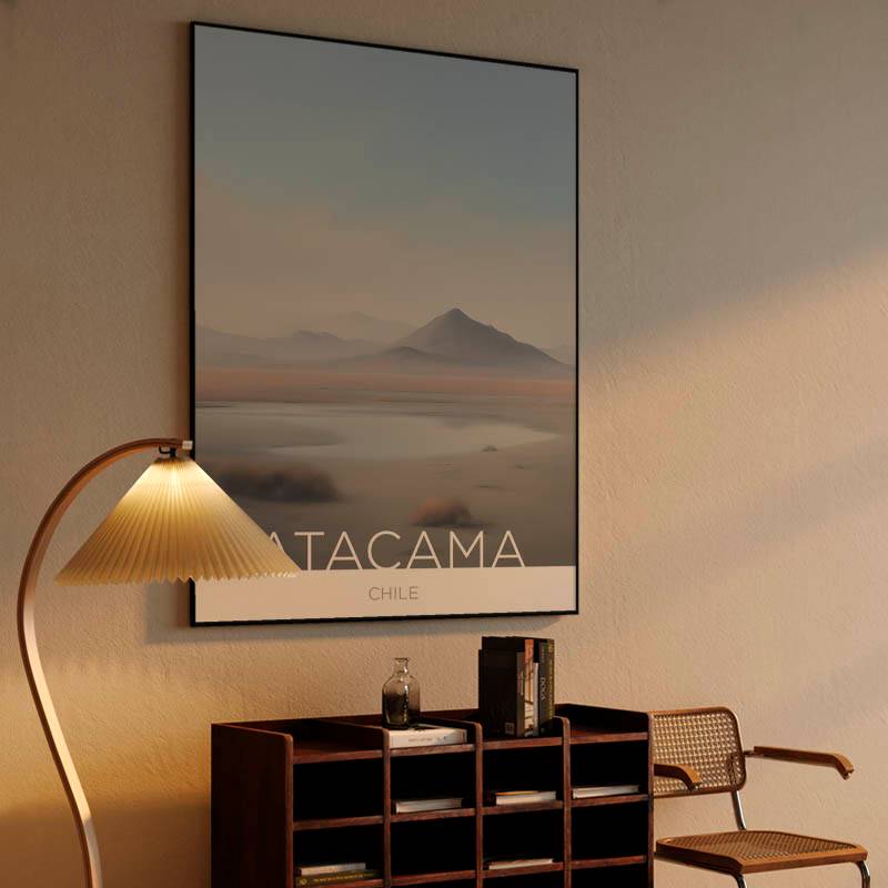 The Atacama Desert - Chile - Pastel Technique preview