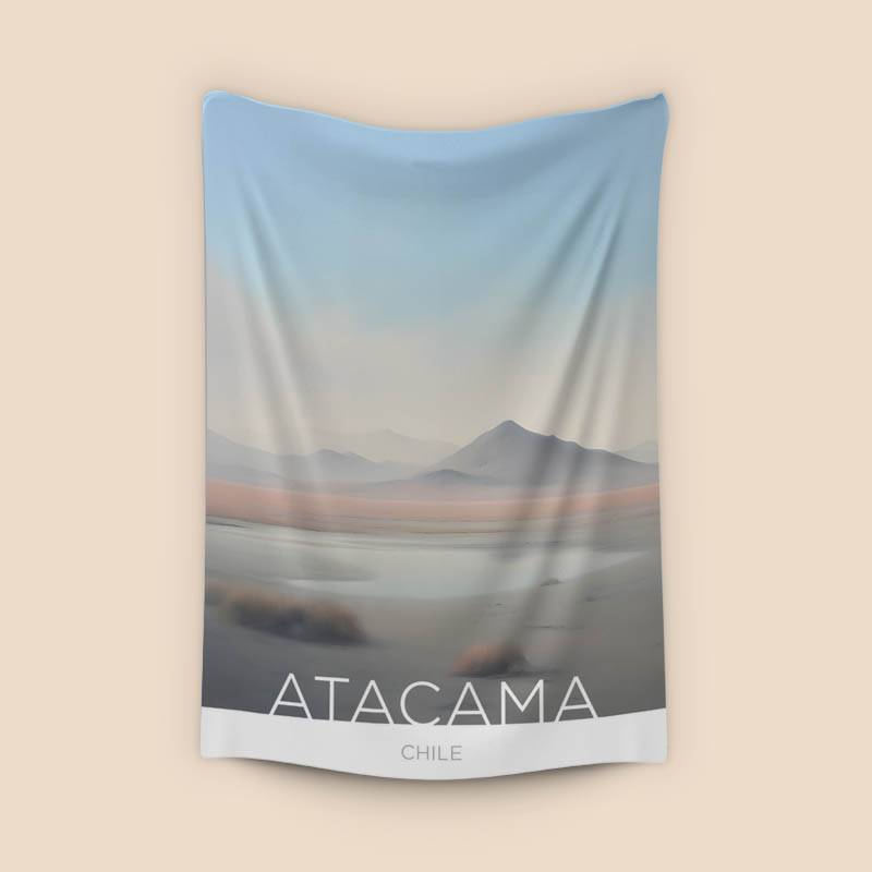 The Atacama Desert - Chile - Pastel Technique preview