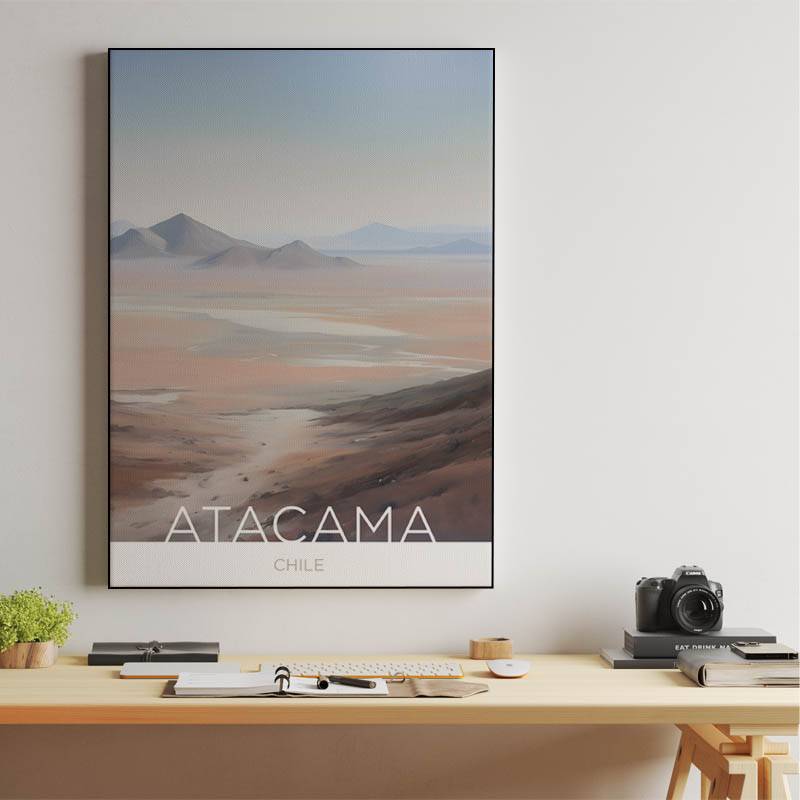 The Atacama Desert - Chile - Oil Painting Technique preview