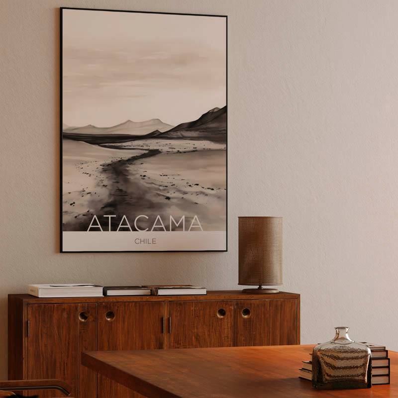 The Atacama Desert - Chile - India Ink Technique preview