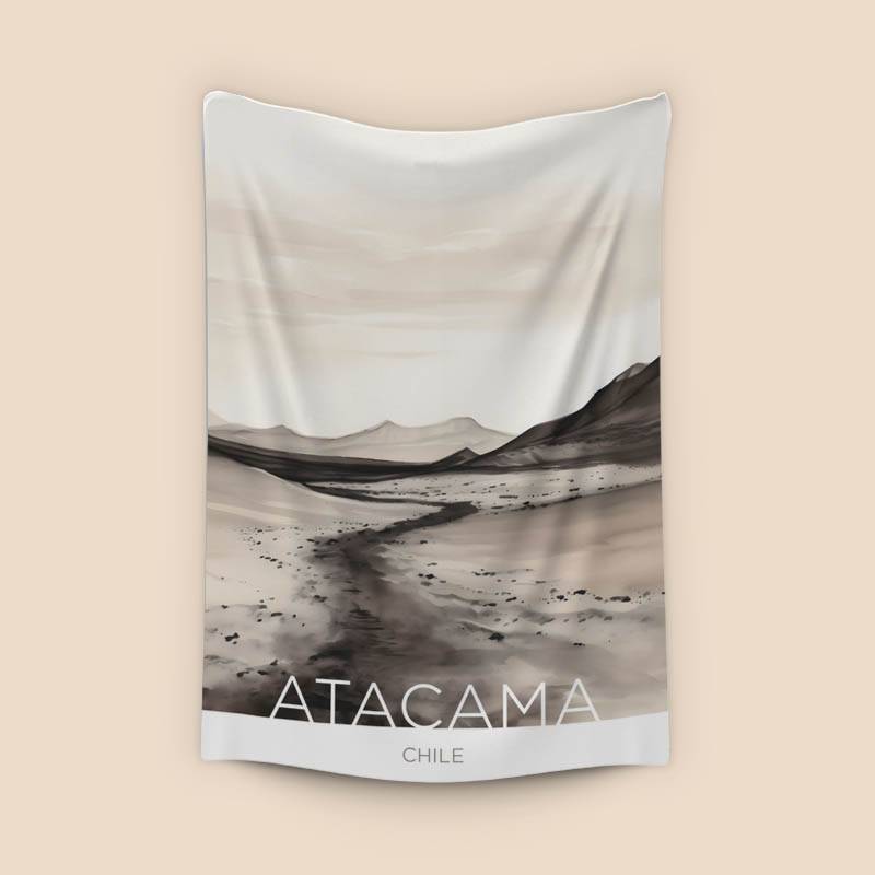 The Atacama Desert - Chile - India Ink Technique preview