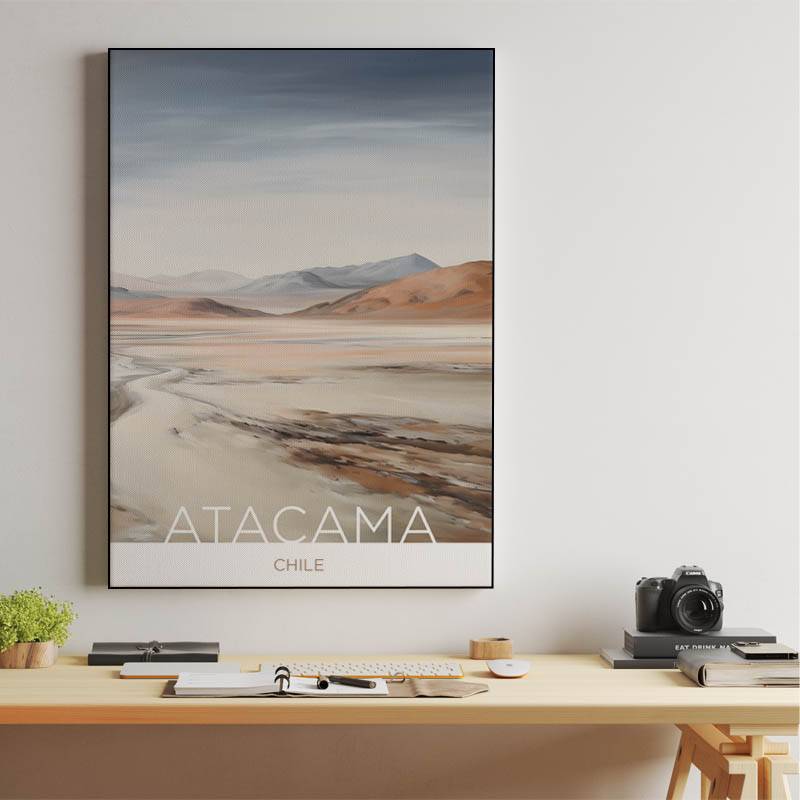 The Atacama Desert - Chile - Impasto Technique preview