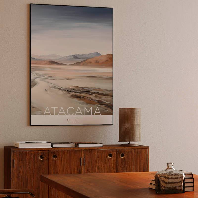 The Atacama Desert - Chile - Impasto Technique preview