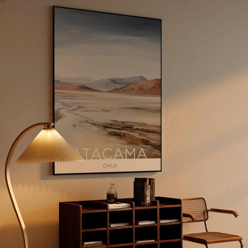 The Atacama Desert - Chile - Impasto Technique preview