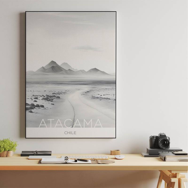 The Atacama Desert - Chile - Graphite Technique preview