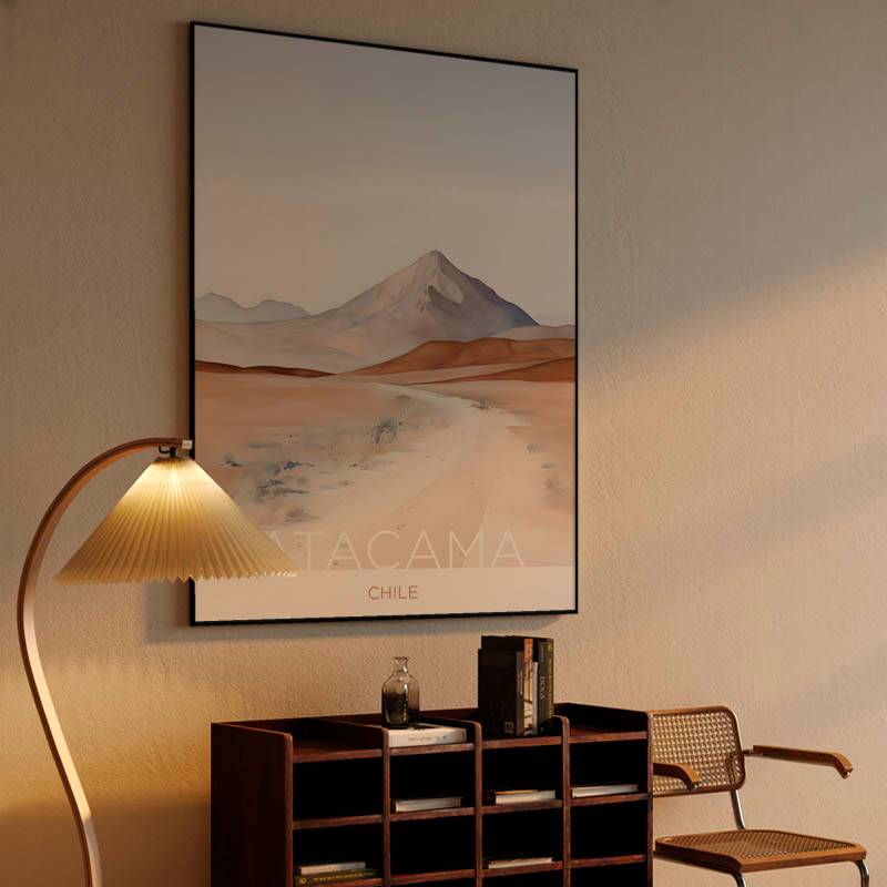 The Atacama Desert - Chile - Gouache Technique preview