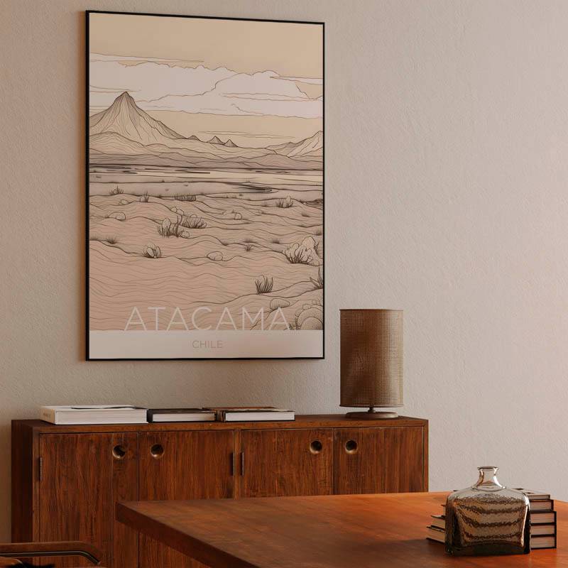 The Atacama Desert - Chile - Doodleart Technique preview