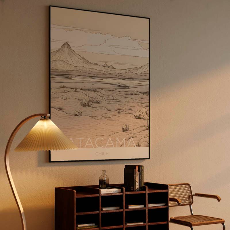 The Atacama Desert - Chile - Doodleart Technique preview