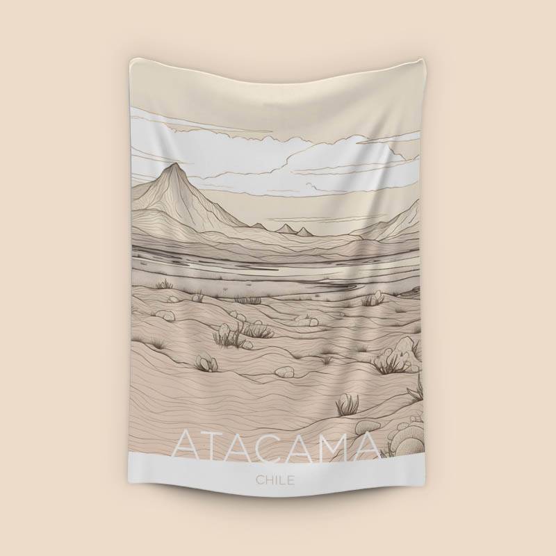 The Atacama Desert - Chile - Doodleart Technique preview