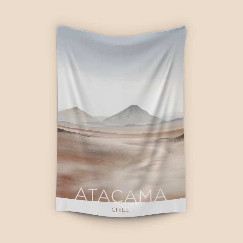 The Atacama Desert - Chile - Crayon Technique preview