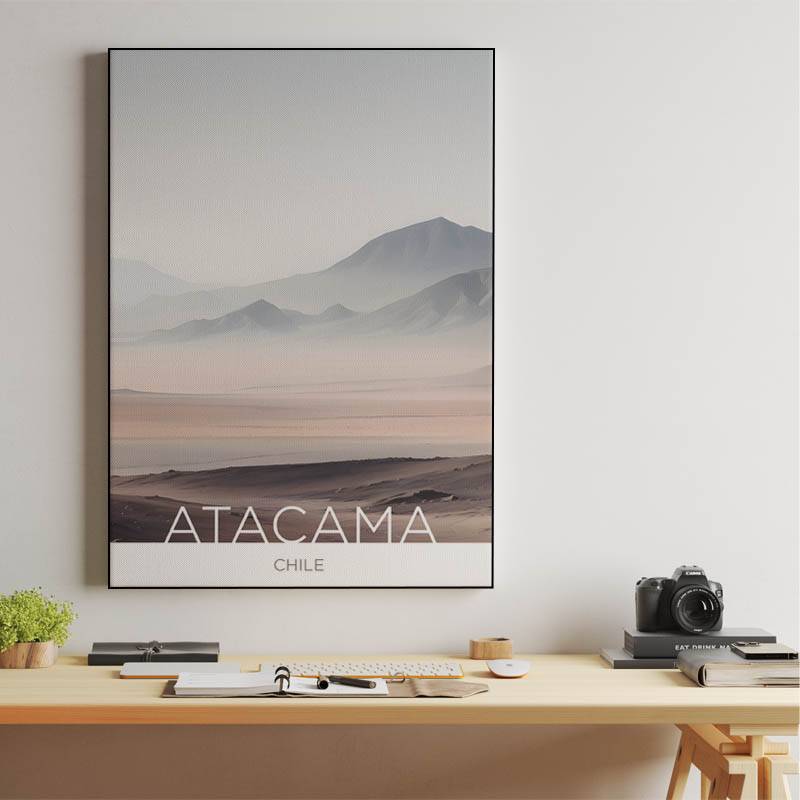 The Atacama Desert - Chile - Brush Work Technique preview