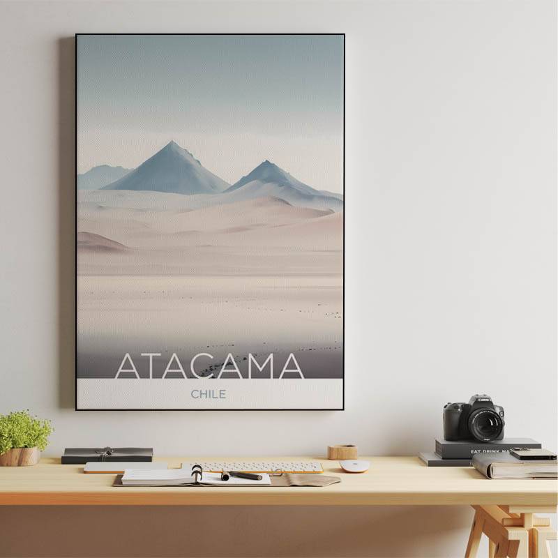 The Atacama Desert - Chile - Acquarel Technique preview