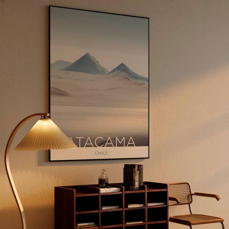 The Atacama Desert - Chile - Acquarel Technique preview