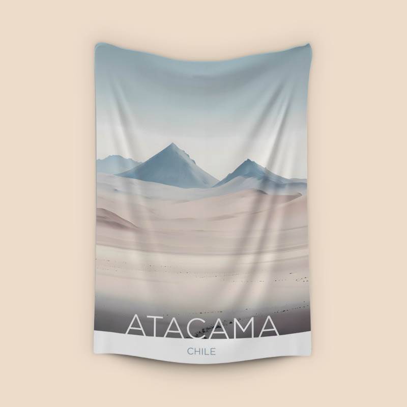 The Atacama Desert - Chile - Acquarel Technique preview