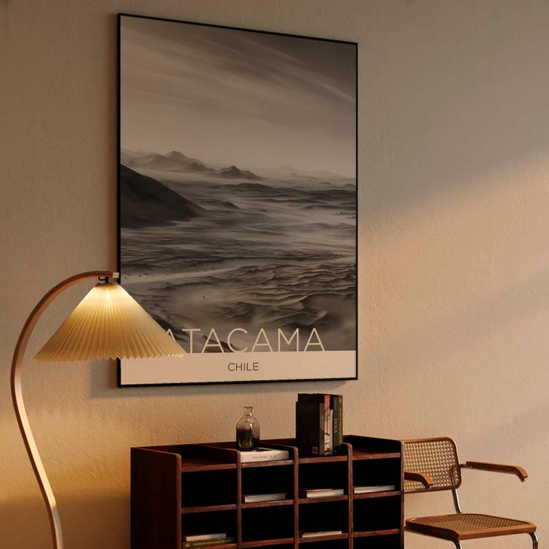 The Atacama Desert - Chile - Charcoal Technique preview